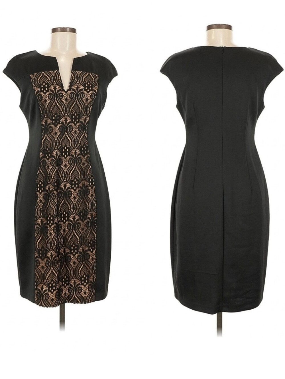 cap sleeve lace sheath dress size 8
